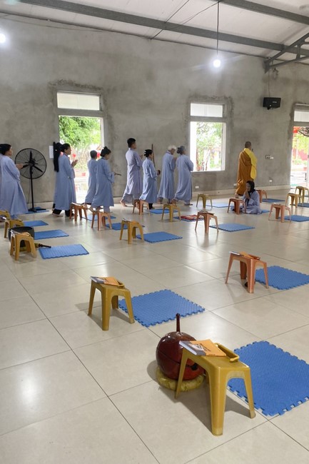 The 12th retreat “Practice as the Buddha's Teachings” at Dong Cao Pagoda